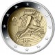 FRANCIA 2 EUROS 2021 OLIMPIADA DE PARIS 2024 2ª MONEDA CONMEMORATIVA SC Se envía 1 COINCARD al azar