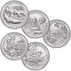 5 monedas x ESTADOS UNIDOS 25 CENTAVOS 2017 Letra P PARQUES NACIONALES NICKEL SC USA Quarter NATIONAL PARKS