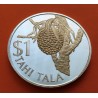 TOKELAU 1 TALA 1978 COCOTERO y REINA ISABEL II KM.1A MONEDA DE PLATA PROOF @RARA@ 1 TAHI TALA