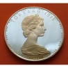 TOKELAU 1 TALA 1978 COCOTERO y REINA ISABEL II KM.1A MONEDA DE PLATA PROOF @RARA@ 1 TAHI TALA