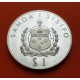 SAMOA I SISIFO 1 DOLAR 1976 HALTEROFILIA OLYMPIC GAMES KM.22A MONEDA DE PLATA PROOF Western Samoa 1 Tala 1976