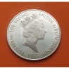 BRITISH VIRGIN ISLAND 20 DOLARES 1985 ANILLO KM.51 MONEDA DE PLATA PROOF @RAYITAS@ Islas Vírgenes Británicas