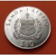 SAMOA I SISIFO 1 DOLAR 1980 GOBERNADOR WILHEM SOLF KM.49 MONEDA DE PLATA PROOF Western Samoa 1 Tala 1980