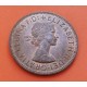 INGLATERRA 1 PENIQUE 1962 BRITANNIA ISABEL II @NO LEYENDA BRITT:OMN@ KM.897 MONEDA DE BRONCE SC- UK 1 Penny coin
