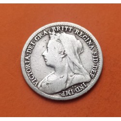 . 3 PENCE 1900+1902+1908+1910+1914+1918+1919 PLATA INGLATERRA