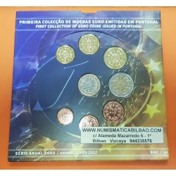 PORTUGAL CARTERA EUROS 2003 : 1+2+5+10+20+50 Centimos 1€+2€