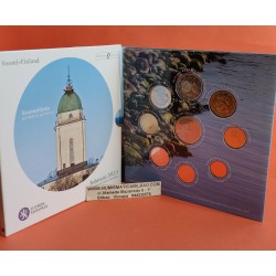 FINLANDIA CARTERA EUROS 2002 : 1+2+5+10+20+50 Centimos 1€+2€ SET