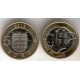 FINLANDIA 5 EUROS 2013 Provincia de OSTROBOTNIA - CASA TIPICA moneda nº 23 SC MONEDA BIMETALICA Finnland