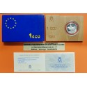 ESPAÑA 1 ECU 1989 EUROPA RAPTADA POR ZEUS MONEDA DE PLATA PROOF ESTUCHE y CERTIFICADO DE LA FNMT