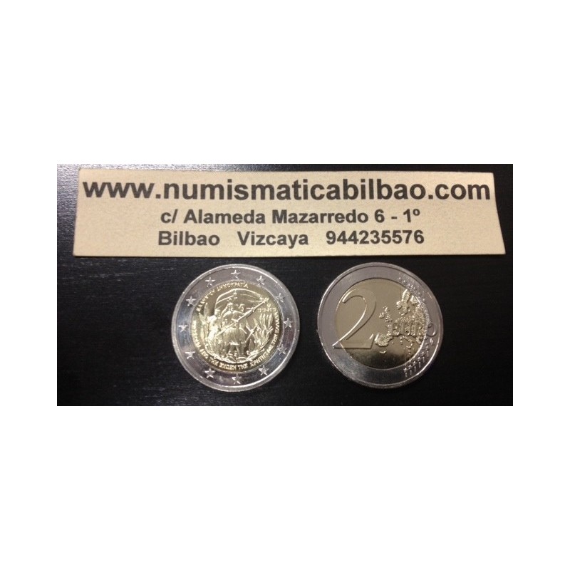 GRECIA 2 EUROS 2013 ADHESION DE CRETA AL REINO GRIEGO SC MONEDA CONMEMORATIVA Greece