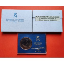 .ESPAÑA 1988 FNMT MEDALLAS CARLOS III BICENTENARIO PESETAS PLATA