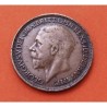 INGLATERRA 1 FARTHING 1926 REY JORGE V y BRITANNIA KM.808 MONEDA DE BRONCE MBC United Kingdom