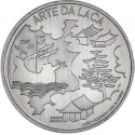 .PORTUGAL 5 EUROS 2021 ARTE LACA - PAGODAS zona de JAPON y CHINA 4ª MONEDA DE NICKEL SC