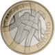 FINLANDIA 5 EUROS 2011 Provincia de KARELIA - MIMBRES moneda nº 6 SC MONEDA BIMETALICA Finnland