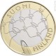 FINLANDIA 5 EUROS 2011 Provincia de ALAND - RED DE PESCADOR moneda nº 9 SC MONEDA BIMETALICA Finnland