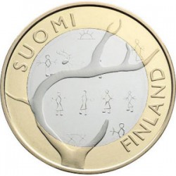 FINLANDIA 5 EUROS 2011 PROVINCIA Nº8 SC LAPONIA