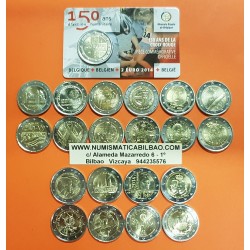 . 2€ EUROS 2014 BELGICA FINLANDIA LUXEMBURGO MALTA LOTE 23 MONED