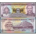 HONDURAS 2 LEMPIRAS 2001 MARCO AURELIO SOTO ISLA DEL TIGRE y PUERTO Pick 80A BILLETE SC UNC BANKNOTE