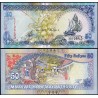 MALDIVAS 50 RUFIYAA 2000 MERCADO AGRICOLA, GALLINAS, BARCO y FRUTOS EXOTICOS Pick 20 BILLETE SC Maldives UNC BANKNOTE