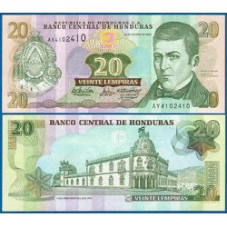HONDURAS 20 LEMPIRAS 2004 DIONISIO DE HERRERA y CASA PRESIDENCIALPick 92 BILLETE SC UNC BANKNOTE
