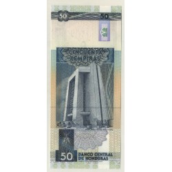 HONDURAS 50 LEMPIRAS 2004 JUAN MANUEL GALVEZ y BANCO CENTRAL Pick 94A BILLETE SC UNC BANKNOTE