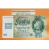 ALEMANIA DEMOCRATICA 50 MARCOS 1948 sobre billete de 1933 OCUPACION DE RUSIA Pick 6B BILLETE SC- DOBLEZ Germany DDR