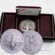 ESTADOS UNIDOS 1 DOLAR 1989 S PLATA BICENTENNIAL OF THE CONGRESS PROOF ESTUCHE OFICIAL US MINT