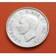 CANADA 50 CENTAVOS 1937 REY JORGE VI y ESCUDO KM.36 MONEDA DE PLATA EBC- Silver Half Dollar 50 Cents