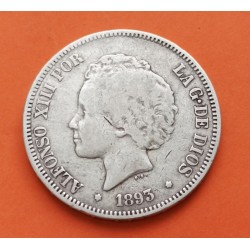 .AMADEO I 5 PESETAS 1871 * 18/71 SDM PLATA ESPAÑA 4 DURO SILVER