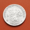 CURACAO 1 GULDEN 1944 WILHELMINA REINA GUILLERMINA KM.148 MONEDA DE PLATA @ESCASA@ The Netherlands silver coin
