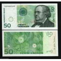 NORUEGA 50 KRONER 2008 PETER CHRISTEN, LIBELULA y NENUFARES Pick 46C BILLETE SC @NUEVO DISEÑO@ Norway UNC BANKNOTE