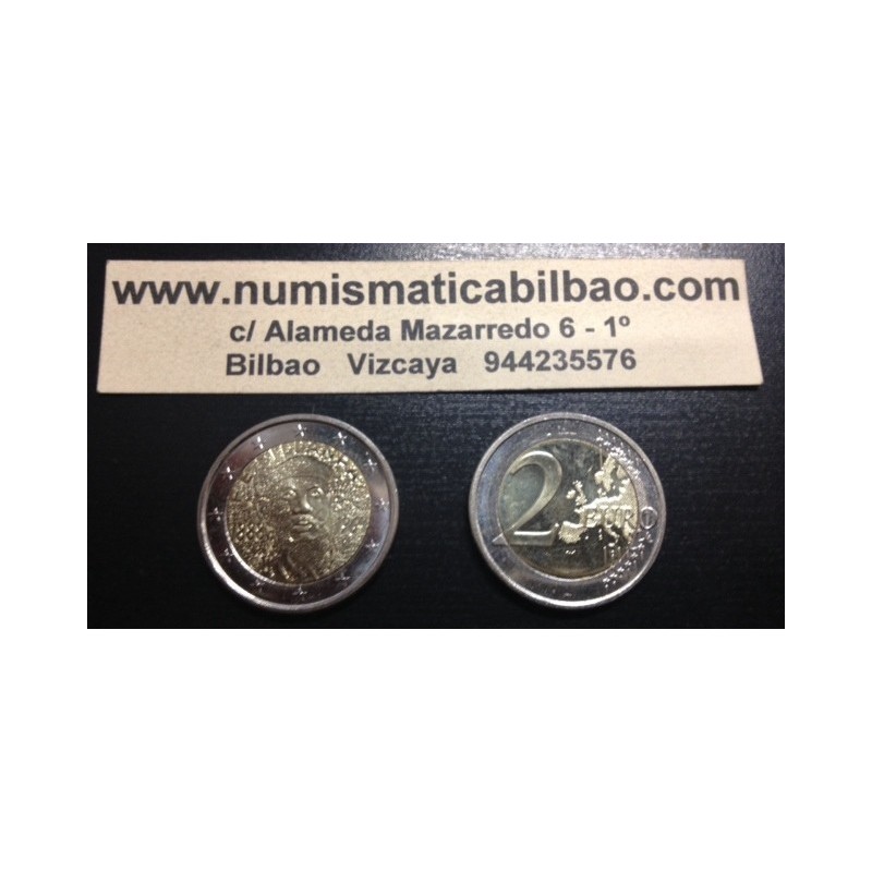 FINLANDIA 2 EUROS 2013 PREMIO NOBEL FRANS EEMIL SILLANPAA SC MONEDA BIMETALICA Finnland