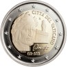 . 2ª moneda x VATICANO 2 EUROS 2021 DANTE ALIGHIERI 700 AÑOS DE SU MUERTE SC CONMEMORATIVA ESTUCHE COINCARD