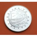 MALTA 2 LIRAS 1977 LUIGI PREZIOSI y GONDOLA KM.46 MONEDA DE PLATA PROOF SILVER COIN