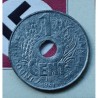 INDOCHINA 1 CENTIMO 1941 COLONIA FRANCESA KM.21.1 MONEDA DE ZINC OCUPACION NAZI III REICH WWII @RARA@ INDOCHINE Lotus