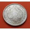 BOLIVIA 50 CENTAVOS 1899 C.B. Ceca de POTOSI KM.161 MONEDA DE PLATA MBC+ silver coin REPÚBLICA BOLIVIANA