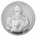 . 1 ONZA x STAR WARS NIUE 2 DOLARES 2021 MANDALORIAN SOLDADO 8ª MONEDA DE PLATA PURA SC OZ