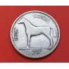 IRLANDA 1/2 CORONA 1934 CABALLO KM.8 MONEDA DE PLATA MBC @ESCASA@ Eire Ireland STALLION silver coin