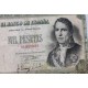 ESPAÑA 1000 PESETAS 1949 MARQUES DE SANTILLAN y CUADRO DE GOYA Sin Serie 04815065 Pick 138 BILLETE @ESCASO@ Spain banknote