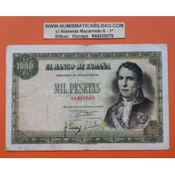 ESPAÑA 1000 PESETAS 1949 MARQUES DE SANTILLAN y CUADRO DE GOYA Sin Serie 04815065 Pick 138 BILLETE @ESCASO@ Spain banknote