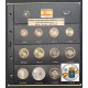 . ESPAÑA MONEDAS EURO 2018 + 2 Euros SANTIAGO + 2 Euros FELIPE + 30 Euros ESCUDO + 30 Euros 2018 ASTURIAS + HOJA DE PARDO