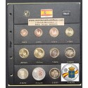 . ESPAÑA MONEDAS EURO 2018 + 2 Euros SANTIAGO + 2 Euros FELIPE + 30 Euros ESCUDO + 30 Euros 2018 ASTURIAS + HOJA DE PARDO