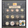 . ESPAÑA MONEDAS EURO 2018 + 2 Euros SANTIAGO + 2 Euros FELIPE + 30 Euros ESCUDO + 30 Euros 2018 ASTURIAS + HOJA DE PARDO