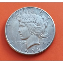ESTADOS UNIDOS 1 DOLAR 1922 PEACE PAZ PLATA EBC Silver Dollar 2