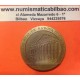 @OFERTA@ ESPAÑA MEDALLA CONMEMORATIVA REY AMADEO I PRINCIPE REAL DE SABOYA DUQUE DE AOSTA BARCELONA 1961 CALICO BRONCE DORADO