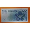 @RARO@ BELGICA 500 FRANCOS 1980 MEUNIER y SIMBOLOS QUIMICOS Pick 143 BILLETE SC Belgium 500 Francs UNC BANKNOTE