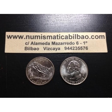 ESTADOS UNIDOS 1/4 DOLAR 25 CENTAVOS 2006 P SC COLORADO