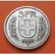 .SUIZA 5 FRANCOS 1935 B GUILLERMO TELL PLATA KM*40