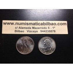 ESTADOS UNIDOS 1/4 DOLAR 25 CENTAVOS 2007 P SC WYOMING