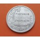 POLINESIA FRANCESA 2 FRANCOS 1965 PAISAJE y DAMA KM.3 MONEDA DE ALUMINIO SC Polynesie Francaise 2 Francs